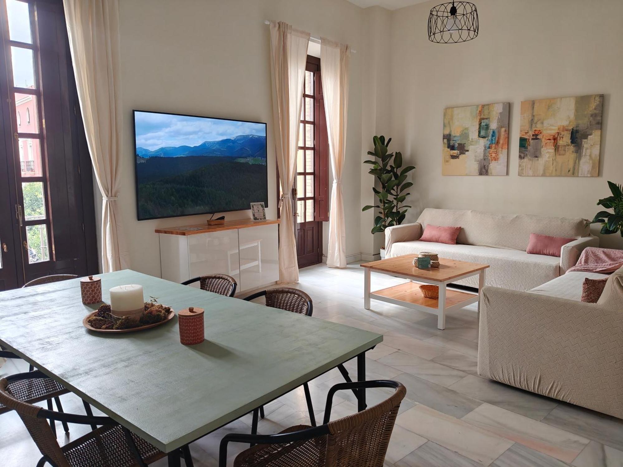 Charming Bright Apartment With Balconies On Cuesta Del Rosario Sevilla Exterior foto